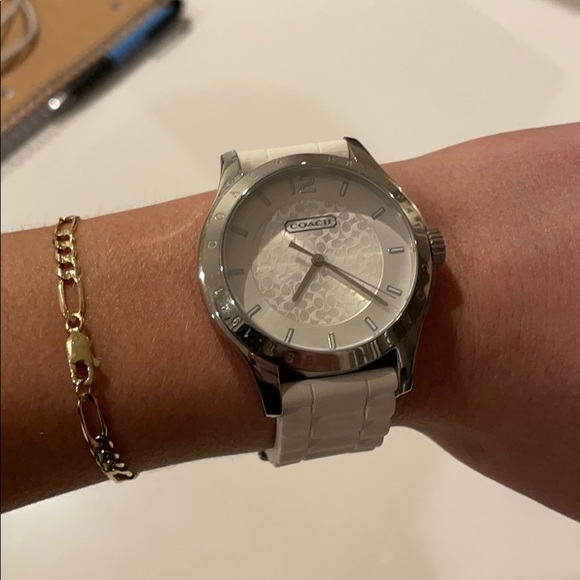 Coach Accessories - Coach watch. White. Adjustable. Never worn.